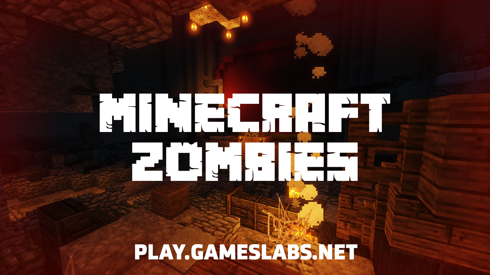 What is the title of this picture ? Minecraft ZOMBIES